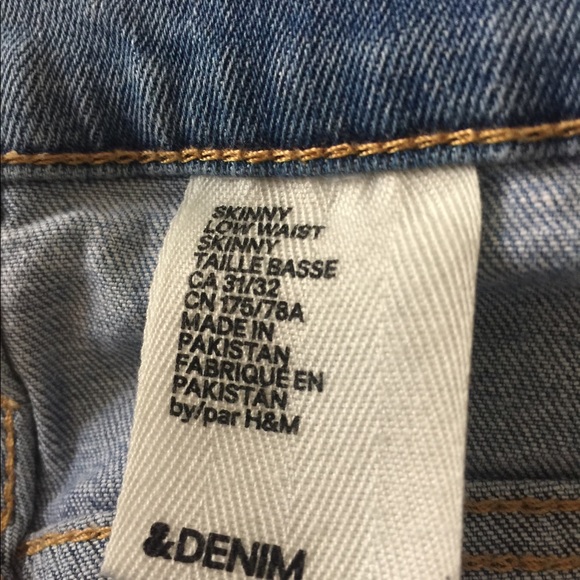 H&M Skinny Low Waist Jeans - Picture 3 of 5